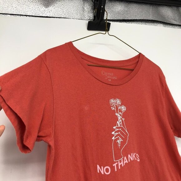 Desert Dreamer Terra Cotta Orange crewneck graphic  T Shirt Sassy No Thanks Med - Picture 10 of 13